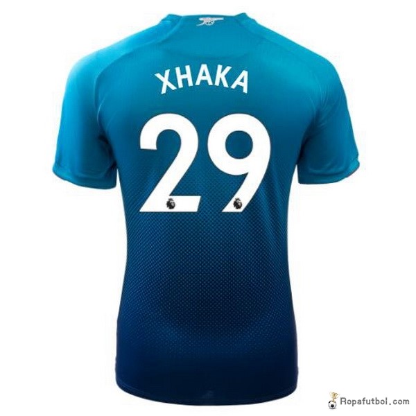 Camiseta Arsenal Replica Segunda Ropa Xhaka 2017/18